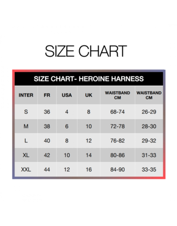 Strap-On-Me Harness Heroine - Strap-On-Harness kompatibel mit allen Strap-On-Me-Dildos - Rot