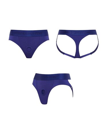 Strap-On-Me Harness Heroine - Strap-On-Harness kompatibel mit allen Strap-On-Me-Dildos - Blau