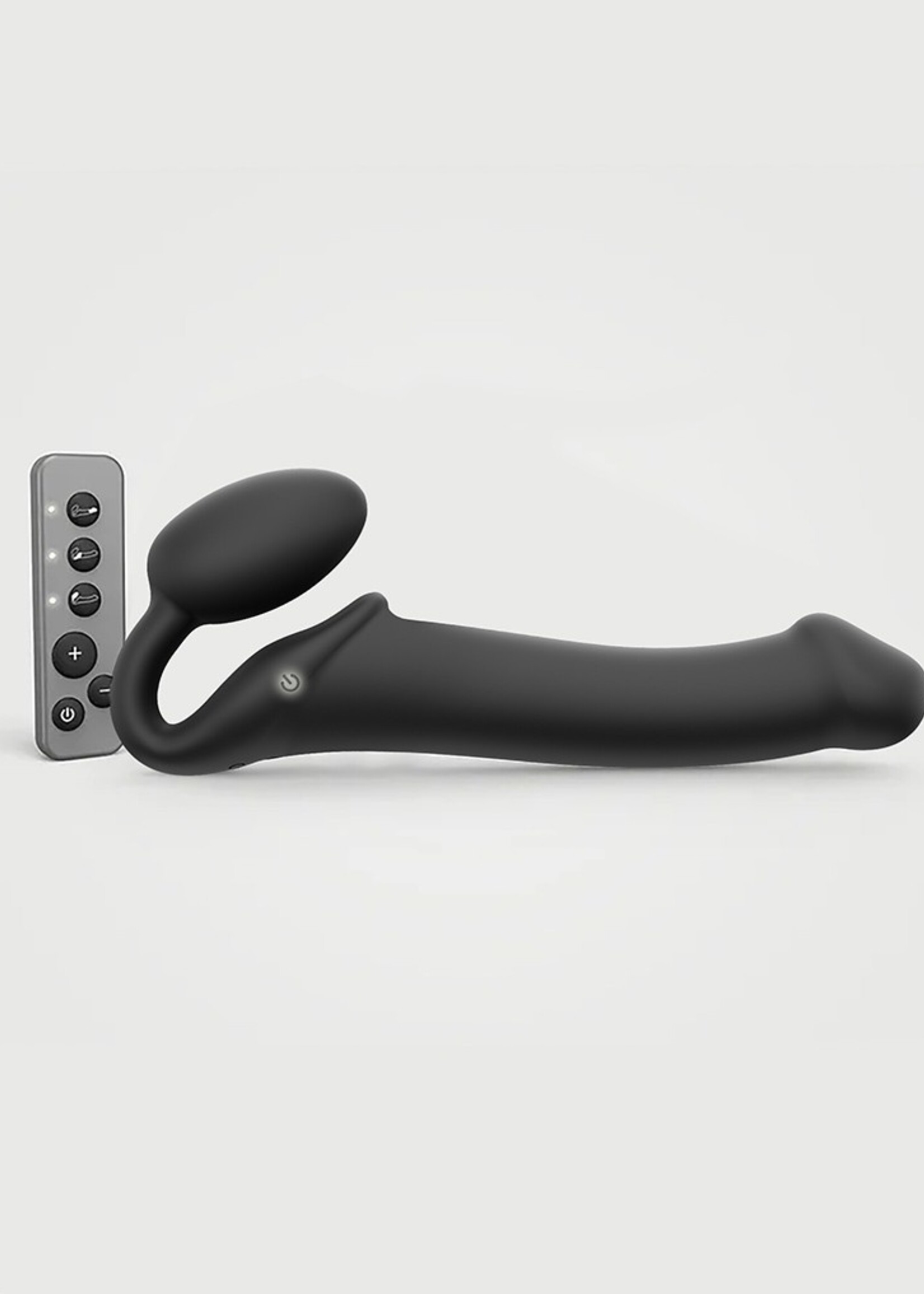 Strap-On-Me Biegsamer Strap-On-Vibrator L - Strapless Strap-On-Vibrator mit Fernbedienung