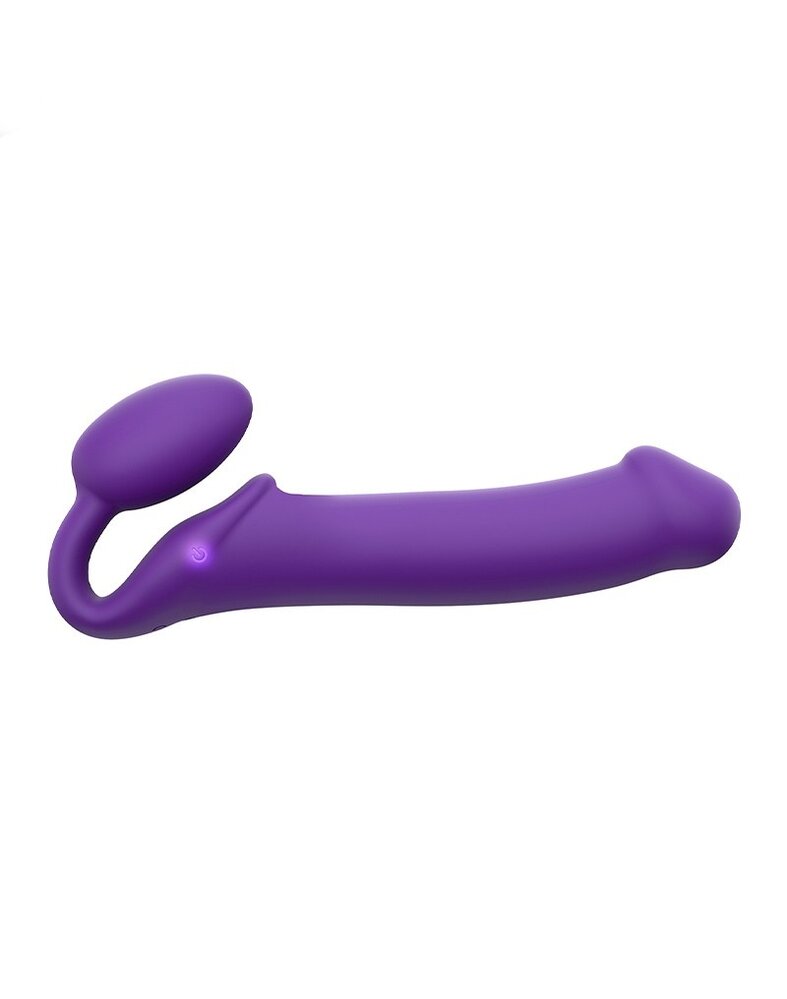 Strap-On-Me Strap-On-Me - Vibromasseur Strap-On Pliable avec Télécommande - Taille XL - Ø 4.5 x 20 cm