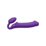 Strap-On-Me Buigbare Strap-On Vibrator met Afstandsbediening Maat XL - Zwart