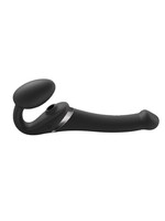 Strap-On-Me Multi Orgasm - Strap-On Vibrator met Lik Stimulator Maat S - Blauw