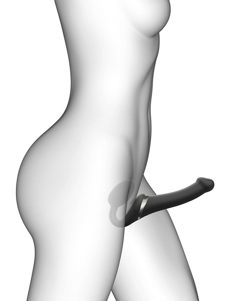 Strap-On-Me Strap-On-Me Multi Orgasm S - Strapless Strap-On-Vibrator mit Leckstimulator