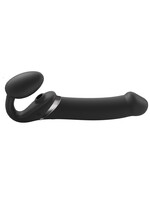 Strap-On-Me Multi Orgasm - Strap-On Vibrator met Lik Stimulator Maat XL - Blauw