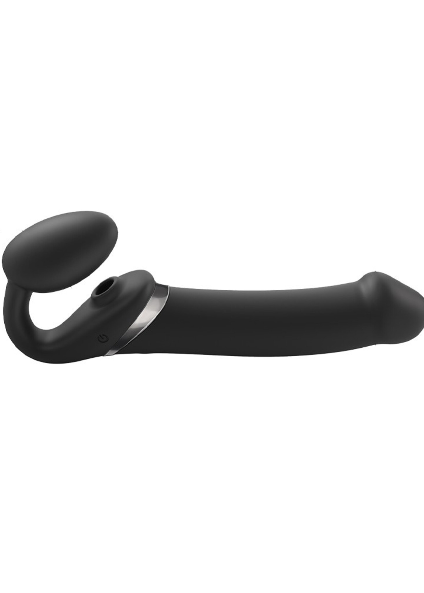 Strap-On-Me Multi Orgasm - Vibromasseur Strap-On avec stimulateur de léchage Taille XL - Ø4.7 x 24.2 cm