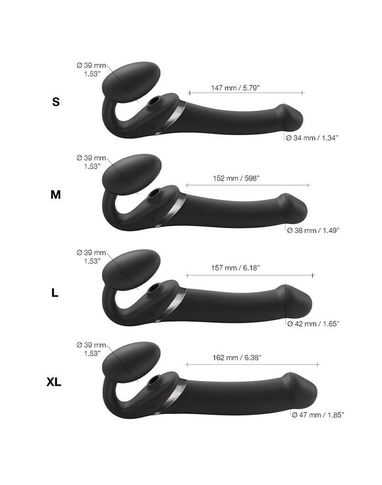 Strap-On-Me Strap-On-Me - Multi Orgasm - Vibromasseur Strap-On avec stimulateur de léchage Taille XL - Ø4.7 x 24.2 cm Strap-On-Me Strap-On-Me - Multi Orgasm - Vibromasseur Strap-On avec stimulateur de léchage Taille XL - Ø4.7 x 24.2 cm