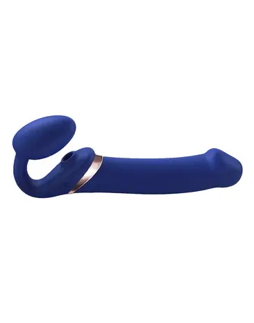 Strap-On-Me Multi Orgasm - Vibromasseur Strap-On avec stimulateur de léchage Taille XL - Ø4.7 x 24.2 cm Strap-On-Me Multi Orgasm - Vibromasseur Strap-On avec stimulateur de léchage Taille XL - Ø4.7 x 24.2 cm