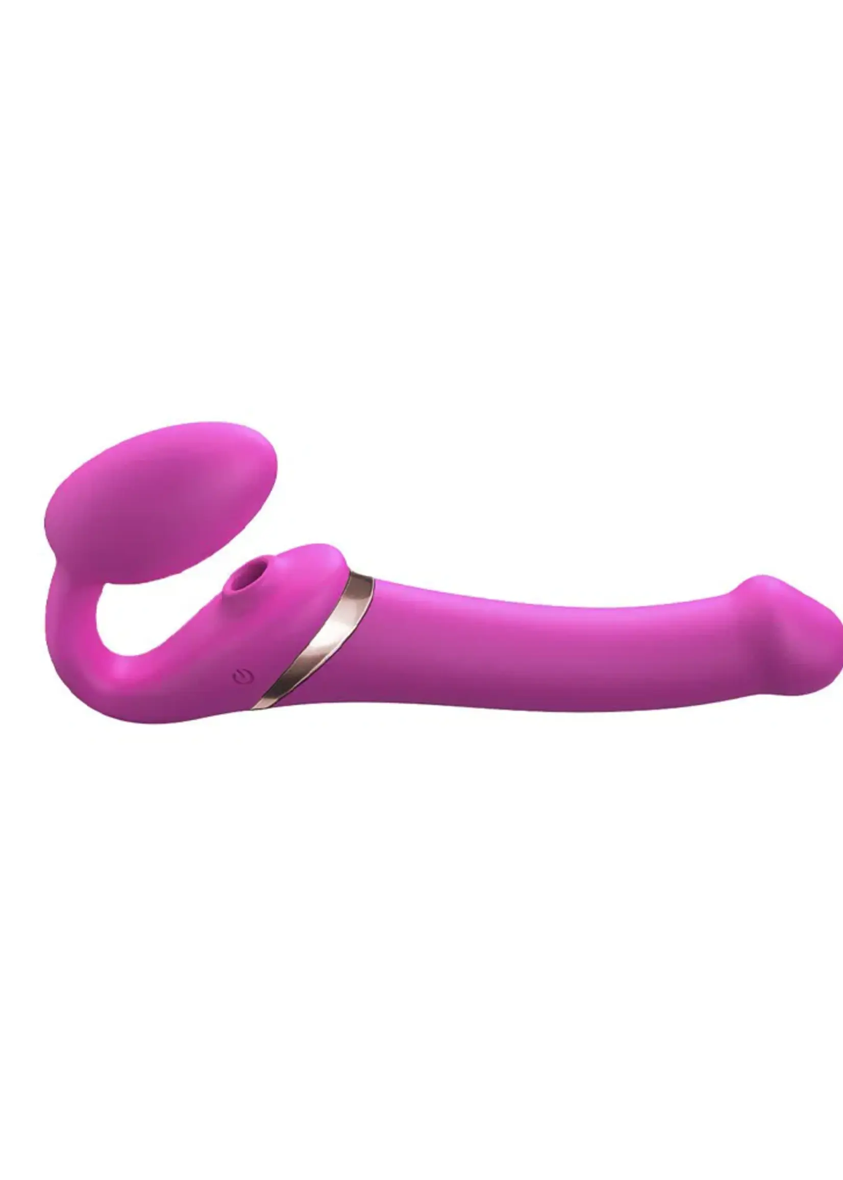 Strap-On-Me Multi Orgasm M - Strapless strap-on vibrator met likstimulator