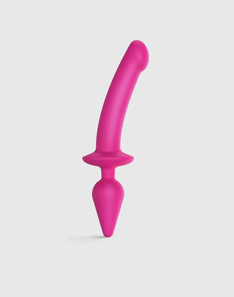 Strap-On-Me Switch Plug-In XXL - Semirealistischer Dildo 17,7 cm Ø3,9 cm mit 2-in-1 Design
