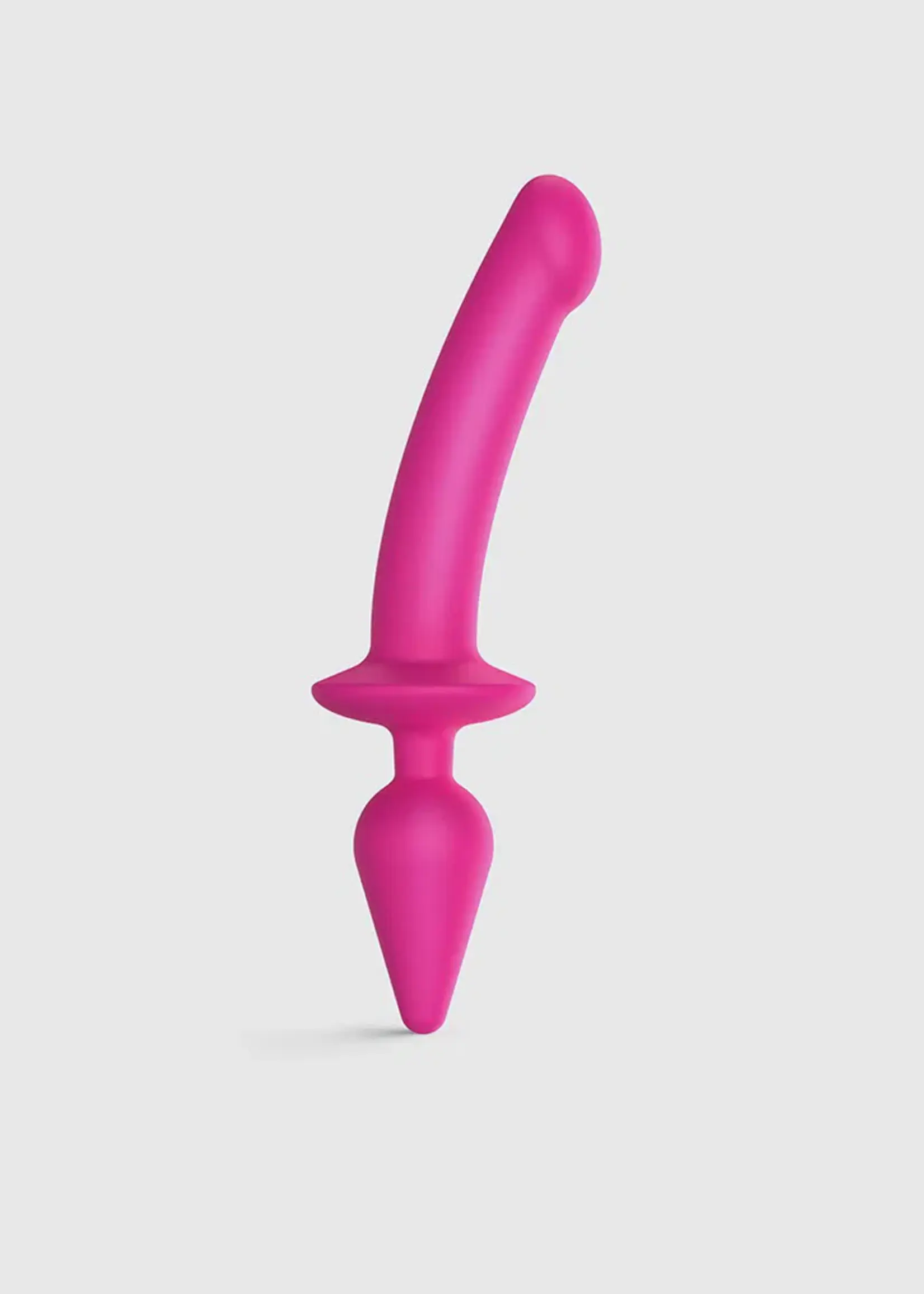 Strap-On-Me Plug-In Switch Semi-Réaliste - Gode & Plug Anal 2-en-1 Taille XXL - Ø 5.2 x 31.7 cm