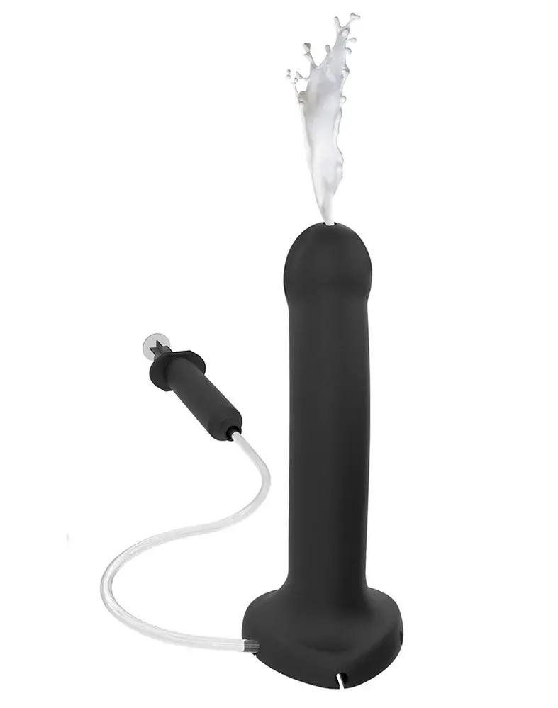 Strap-On-Me Squirting Cum Dildo L - Realistischer Dildo mit Spritzfunktion 19,6 cm Ø3,6 cm