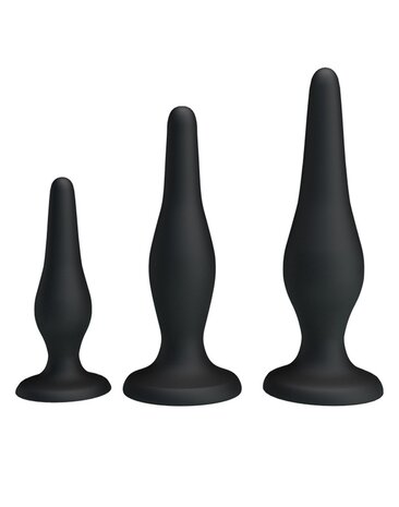 Crazy Bull Star Brothers - Analplug 2,5-3,5 cm Ø und 8,5-13 cm Länge