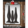 Crazy Bull Crazy Bull Star Brothers - Analplug 2,5-3,5 cm Ø und 8,5-13 cm Länge Crazy Bull Crazy Bull Star Brothers - Analplug 2,5-3,5 cm Ø und 8,5-13 cm Länge
