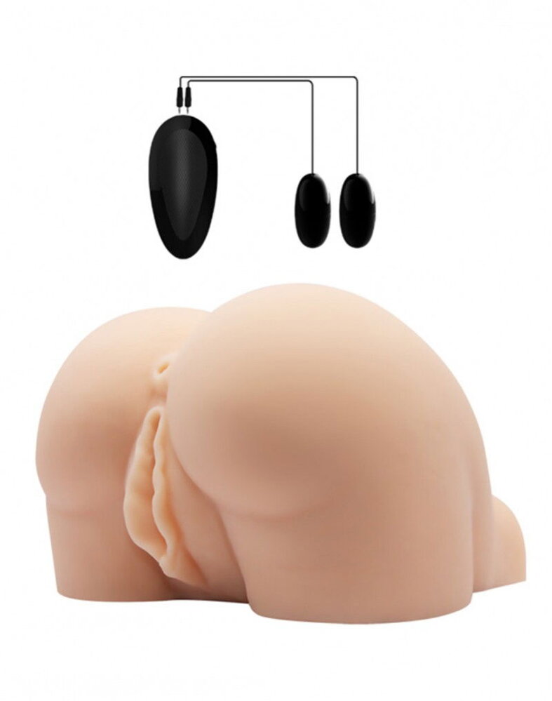 Crazy Bull Vibrerende vagina en anus - Masturbator met vaginale en anale opening en vibratiefunctie Crazy Bull Vibrerende vagina en anus - Masturbator met vaginale en anale opening en vibratiefunctie
