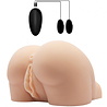Crazy Bull Vibrierende Vagina und Anus - Masturbator mit vaginalem und analem Eingang und Vibrationsfunktion