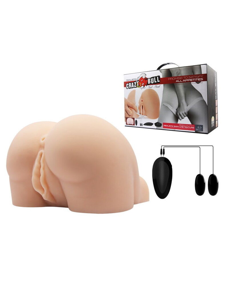 Crazy Bull Crazy Bull Vibrierende Vagina und Anus - Masturbator mit vaginalem und analem Eingang und Vibrationsfunktion Crazy Bull Crazy Bull Vibrierende Vagina und Anus - Masturbator mit vaginalem und analem Eingang und Vibrationsfunktion