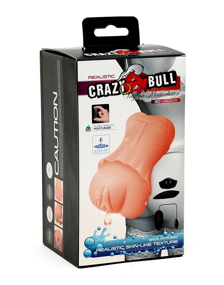 Crazy Bull Masturbateur vaginal réaliste Crazy Bull - Avec vibrations et silicone réaliste Crazy Bull Masturbateur vaginal réaliste Crazy Bull - Avec vibrations et silicone réaliste