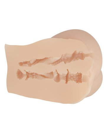 Crazy Bull Crazy Bull Emilia - Masturbator mit vaginalem und analem Eingang und Fernbedienungs-Vibration