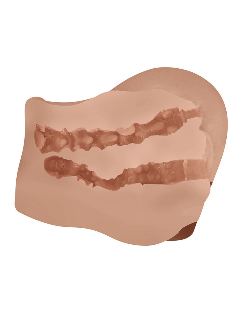 Crazy Bull Mila - Masturbator met vaginale en anale ingang en kogelvibrator Crazy Bull Mila - Masturbator met vaginale en anale ingang en kogelvibrator