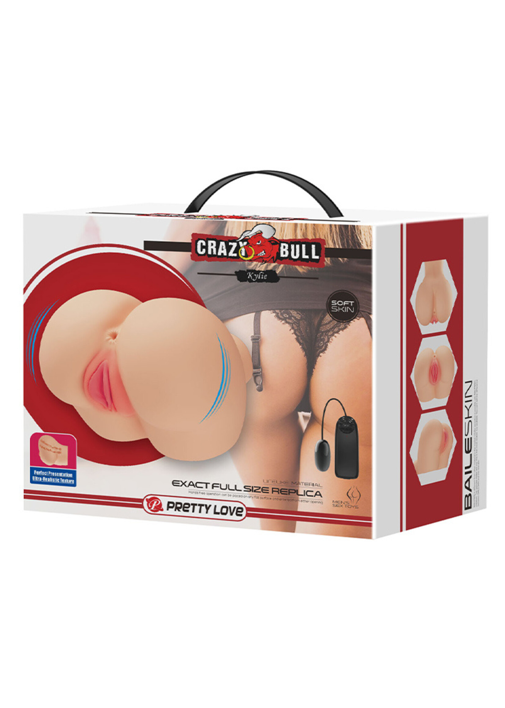 Crazy Bull Kylie - Masturbateur double avec vibration
