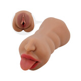 Crazy Bull Sarah - Premium Dual Channel Mannelijke Masturbator - Bruin