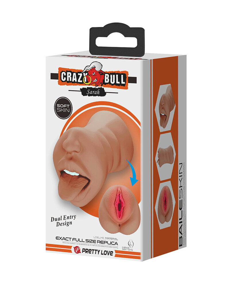 Crazy Bull Sarah - Pocket pussy met dubbelkanaals ontwerp - 2 Crazy Bull Sarah - Pocket pussy met dubbelkanaals ontwerp - Image 2