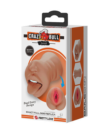 Crazy Bull Sarah - Pocket pussy met dubbelkanaals ontwerp Crazy Bull Sarah - Pocket pussy met dubbelkanaals ontwerp - 2