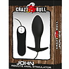 Crazy Bull Crazy Bull – John Remote Plug | Vibrations-Analplug aus Silikon mit 12 Funktionen & Fernbedienung, Wasserdicht Crazy Bull Crazy Bull – John Remote Plug | Vibrations-Analplug aus Silikon mit 12 Funktionen & Fernbedienung, Wasserdicht