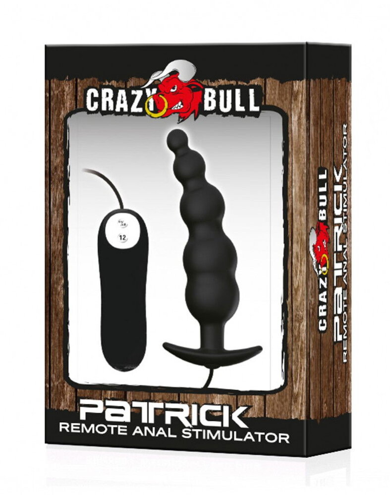 Crazy Bull Crazy Bull – Patrick Remote Plug | Anal plug with pearl texture & 12 vibration functions Crazy Bull Crazy Bull – Patrick Remote Plug | Anal plug with pearl texture & 12 vibration functions