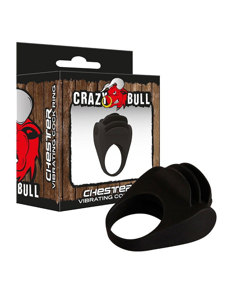 Crazy Bull Crazy Bull – Chester | Anneau pénien vibrant en silicone avec balle à vitesse unique Crazy Bull Crazy Bull – Chester | Anneau pénien vibrant en silicone avec balle à vitesse unique