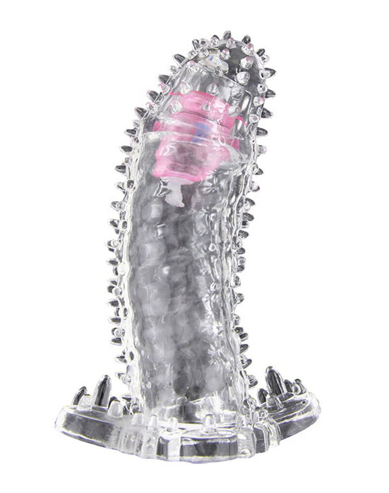 Crazy Bull Crazy Bull - Brave Man 1 | Vibrating penis sleeve 14 cm, with single-speed bullet Crazy Bull Crazy Bull - Brave Man 1 | Vibrating penis sleeve 14 cm, with single-speed bullet