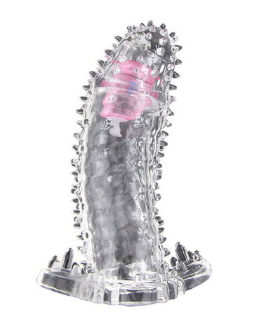 Crazy Bull Brave Man 1 | Manchon vibrant pour pénis 14 cm, avec balle à vitesse unique