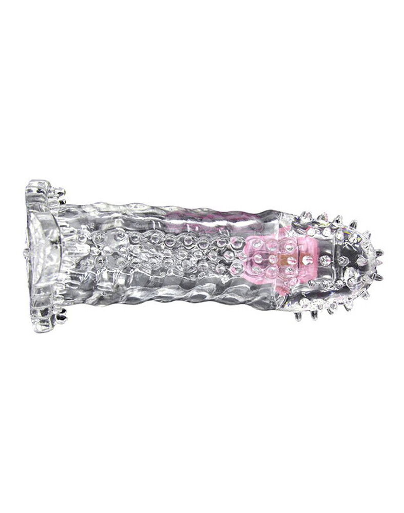 Crazy Bull Crazy Bull - Brave Man 1 | Vibrating penis sleeve 14 cm, with single-speed bullet Crazy Bull Crazy Bull - Brave Man 1 | Vibrating penis sleeve 14 cm, with single-speed bullet