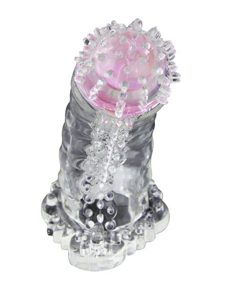 Crazy Bull Crazy Bull - Brave Man 1 | Vibrating penis sleeve 14 cm, with single-speed bullet Crazy Bull Crazy Bull - Brave Man 1 | Vibrating penis sleeve 14 cm, with single-speed bullet