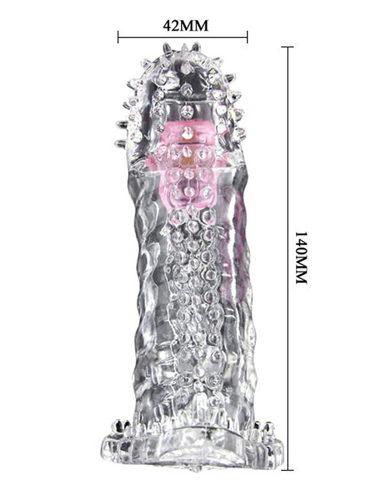 Crazy Bull Crazy Bull - Brave Man 1 | Manchon vibrant pour pénis 14 cm, avec balle à vitesse unique