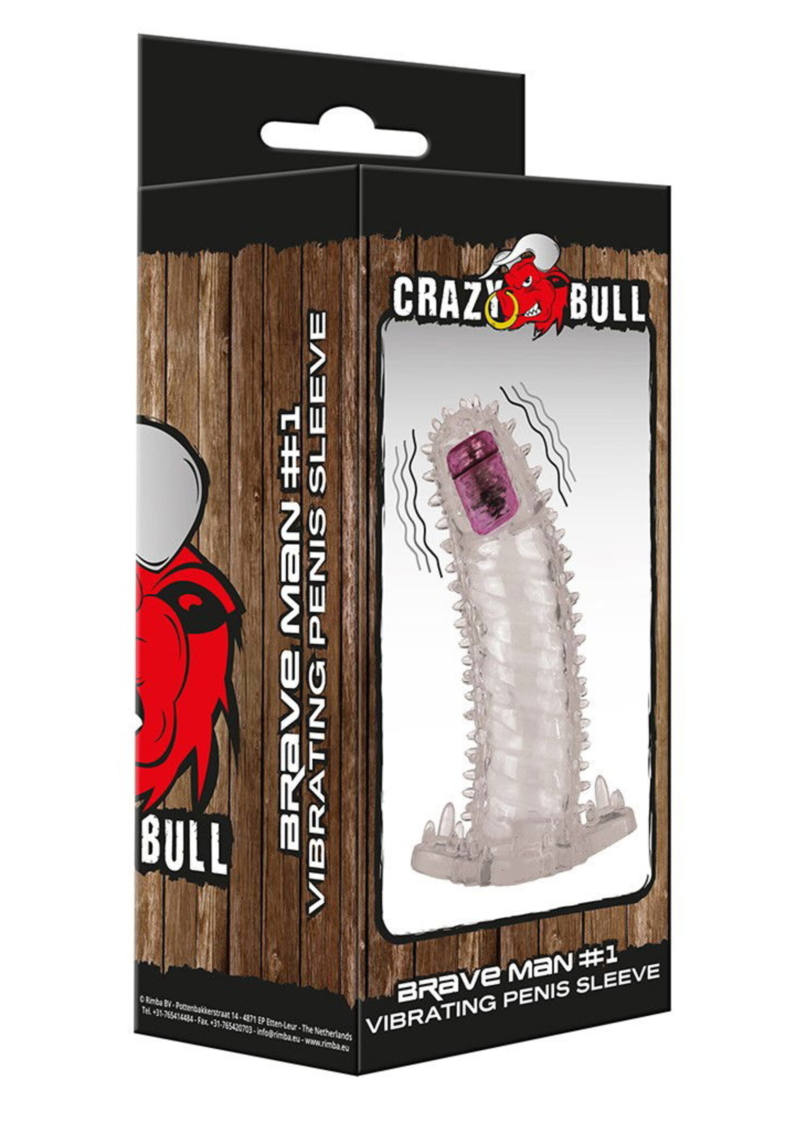 Crazy Bull Brave Man 1 - Penishuls met vibratie