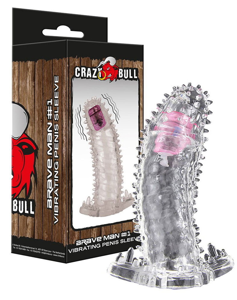 Crazy Bull Brave Man 1 - Penishülle mit Vibration Crazy Bull Brave Man 1 - Penishülle mit Vibration