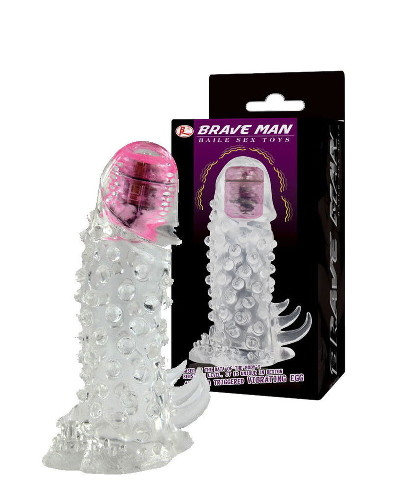 Crazy Bull Brave Man 2 | Manchon pénien luxueux avec vibration à vitesse unique