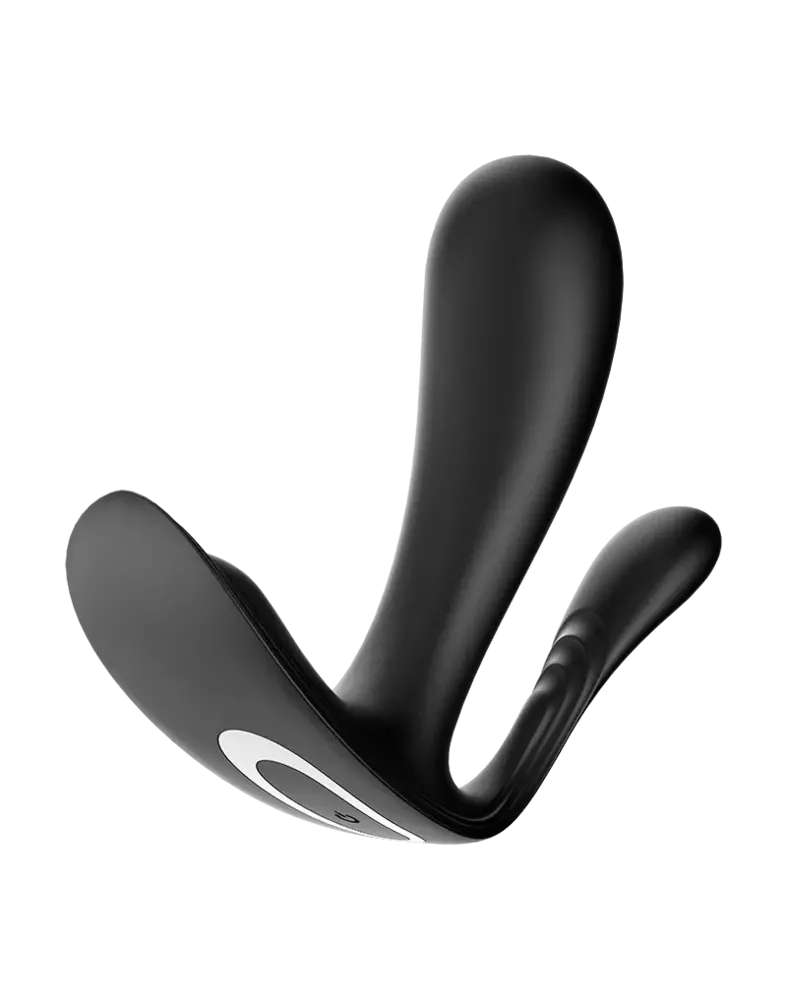 Satisfyer Top Secret+ - Vibromasseur portable avec stimulateur anal - Noir