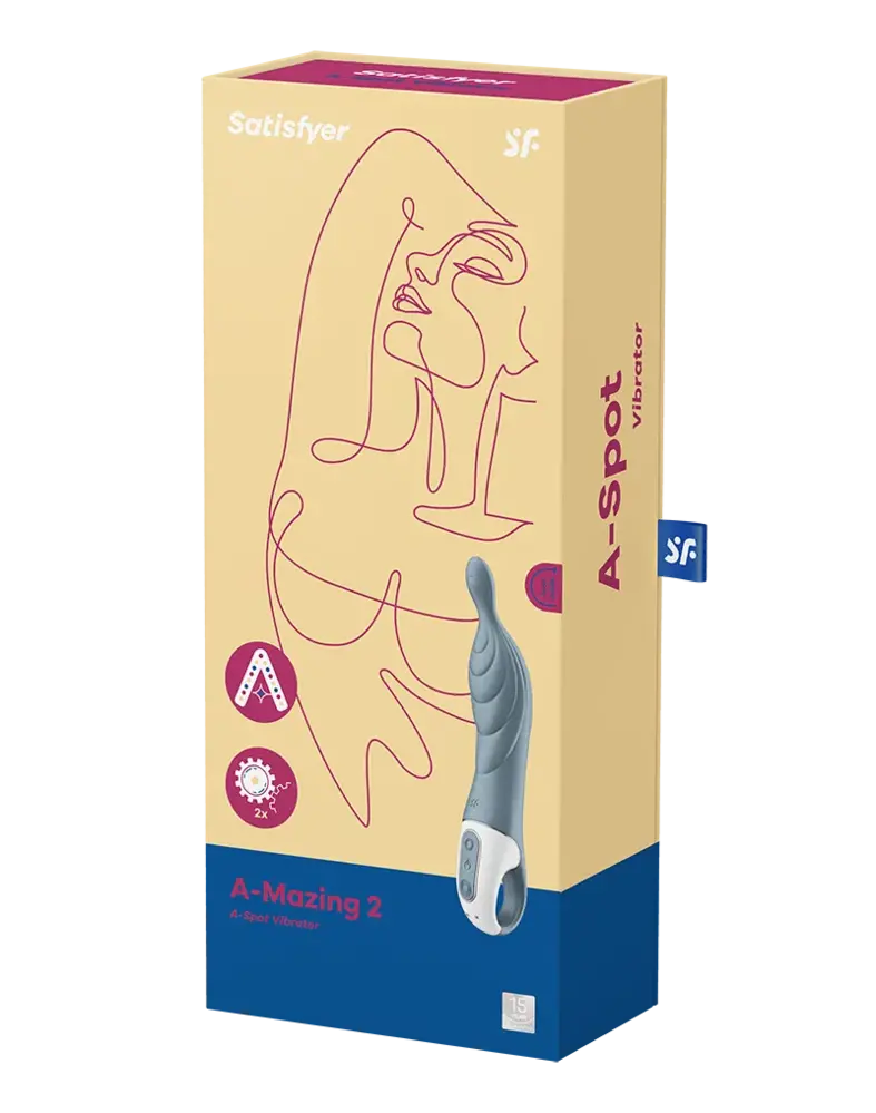 Satisfyer A-Mazing 2 Grau – G-Punkt Vibrator und A-Punkt Stimulation