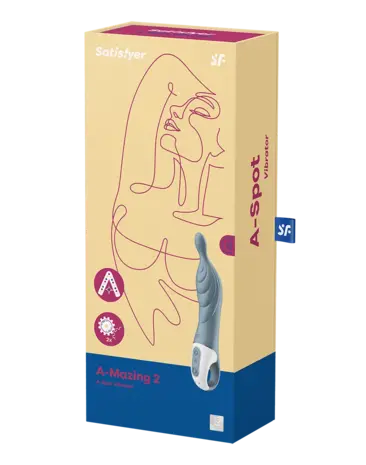 Satisfyer Satisfyer - A-Mazing 2 - Vibromasseur A-Spot - Gris Satisfyer Satisfyer - A-Mazing 2 - Vibromasseur A-Spot - Gris