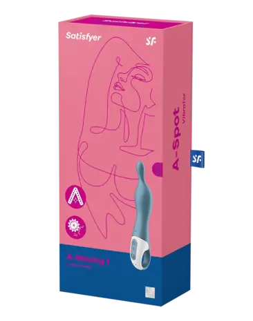 Satisfyer A-Mazing 1 - Vibromasseur A-Spot - Bleu