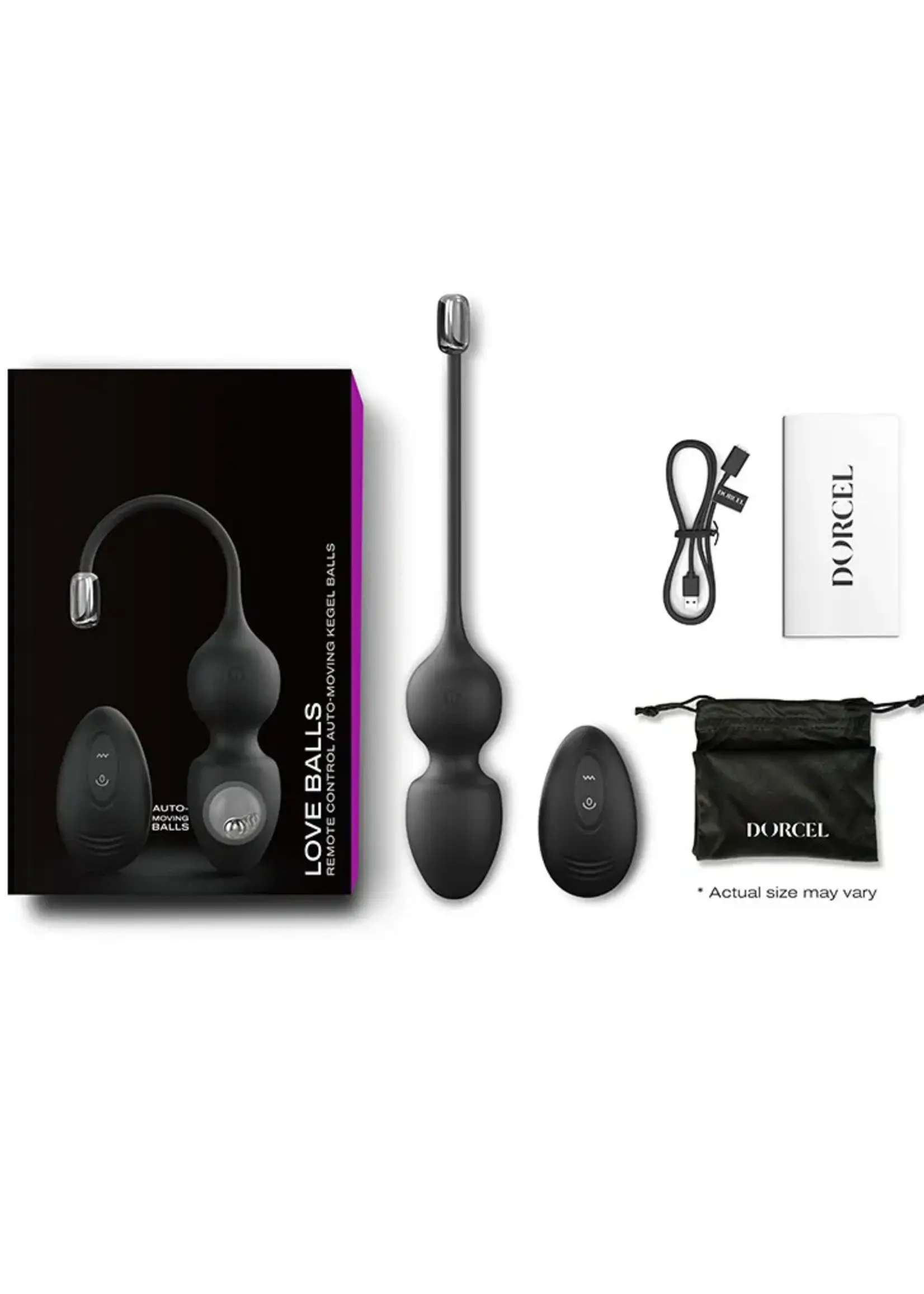Dorcel Love Balls – Kegelballen + Afstandsbediening