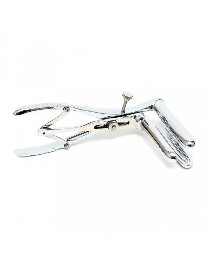 Rimba Bondage Play Rimba Anal Speculum - Chrome Plated BDSM Medical Toy