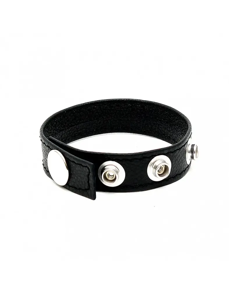 Rimba Bondage Play Schweres Penisband aus Echtleder | Verstellbar mit Druckknöpfen