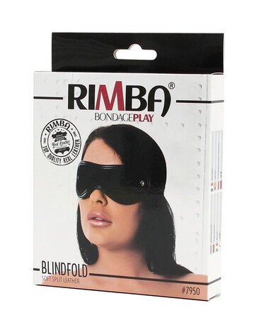 Rimba Bondage Play Rimba Masque – Noir | Cuir Souple avec Sangle Élastique Rimba Bondage Play Rimba Masque – Noir | Cuir Souple avec Sangle Élastique