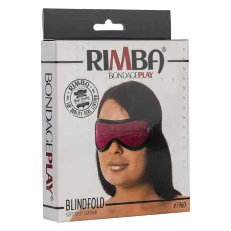 Rimba Bondage Play Rimba Eye Mask – Pink & Black | Soft, sensual, seductive