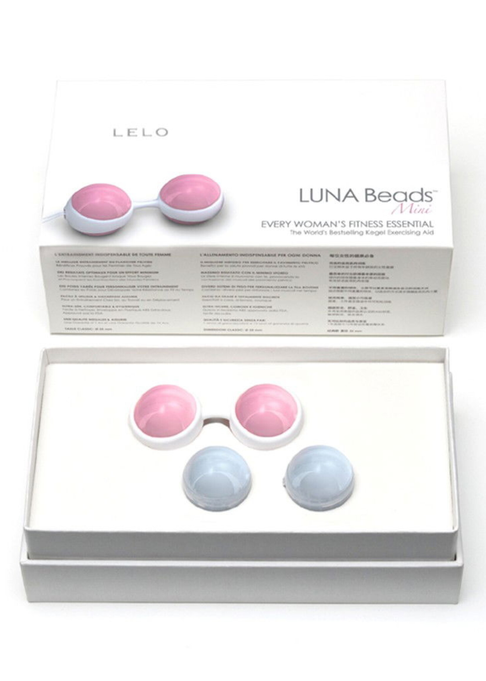 LELO Luna Beads Mini - Kegelballen met een diameter van 29 mm