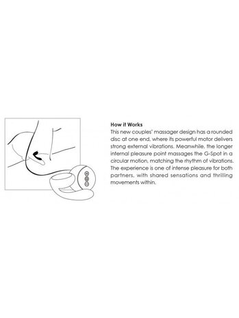 LELO LELO Ida - Couple Vibrator | With remote control LELO LELO Ida - Couple Vibrator | With remote control