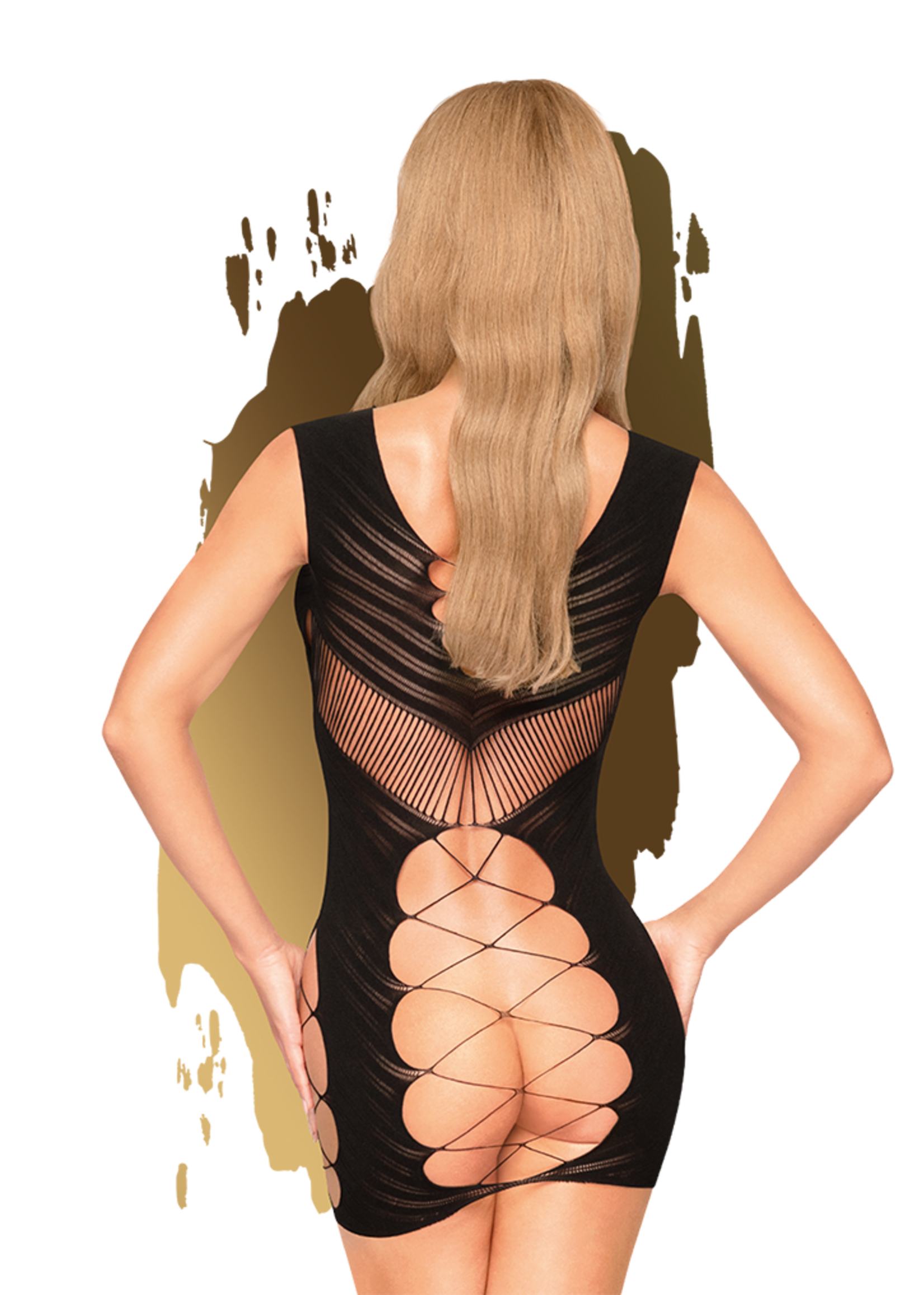 Penthouse Flame on the Rock - Minijurk | Zwart